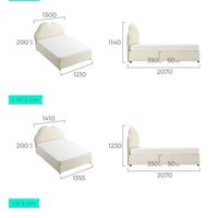 Ensemble de mobilier de chambre d'hôtel moderne de luxe 2026, ensemble de chambre à coucher moderne, ensemble de lit en cuir pour enfants
