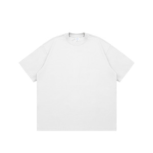 Áo thun nam chất liệu cotton 100%, in logo tùy chỉnh, dáng rộng, ngắn, kiểu jersey, cao cấp, nặng ký - Product Image 4