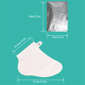 Masque exfoliant pour les pieds en forme de chaussette de type coréen pour éliminer les peaux mortes et vieilles de la peau des pieds - Product Image 4