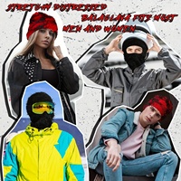JX topi bertudung kustom tudung hidrotarik hangat hiper kamuflase penutup kepala Balaclava warna-warni untuk wajah poliester