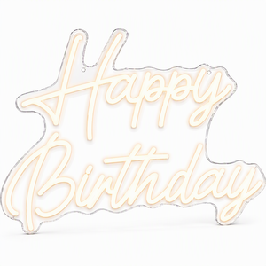 Letrero de Neón Blanco Cálido para Cumpleaños, con Diseño Recortado, para Decoración de Hoteles, Eventos y Tiendas, Venta al Por Mayor - Product Image 6