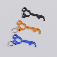 Porte-clés Mickey en aluminium personnalisable – Léger, portable, format de poche – Outil EDC extérieur pour bouteilles de vin et de bière