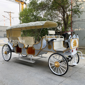 Nouvelle calèche victorienne de haute qualité et abordable pour le tourisme, calèche de mariage avec auvent, modèle 2026 - Product Image 2