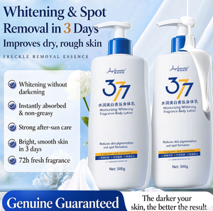 Lait Corporel Hydratant et Éclaircissant 377, Soin Parfumé pour la Peau, Bouteille Pompe 500g - Product Image 5