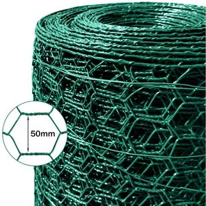 30 m hoặc 50 m dài 3 4 6 ft cao <span class=keywords><strong>1</strong></span> m x 50 m <span class=keywords><strong>1</strong></span>/4 inch gà vịt ngỗng chim lồng gà lưới lục giác gà dây lưới - Product Image 2