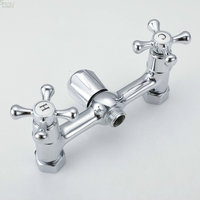 Ensembles de robinets muraux classiques et modernes à double poignée Mitigeur de douche bidet S01 Chrome Bath Shower Faucets Thermostatique