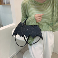 Sac à bandoulière imperméable personnalisé avec logo, style gothique, toile d'araignée, sac alien, décoration brodée de forme spéciale