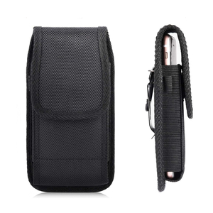 Borsa Porta Cellulare Universale da 5.5-6.9 Pollici a Prezzo di Fabbrica, Custodia Verticale in Nylon con Clip da Cintura per Uomo - Product Image 2