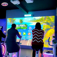 Solución de Proyector Interactivo de Bicicleta AR para Interiores y Exteriores, Sistema Simulador de Bicicleta AR con Soporte de Software Personalizado OEM/ODM
