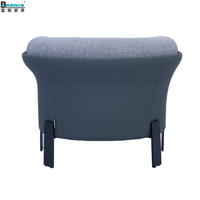 Canapé simple Chesterfield de luxe en tissu capitonné, design le plus récent, pour villas et salons d'hôtels