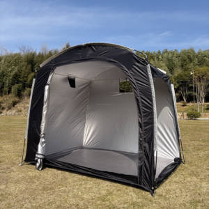 Housse de vélo d'extérieur, tente pour <span class=keywords><strong>4</strong></span> <span class=keywords><strong>vélos</strong></span>, tente de rangement imperméable en Oxford, <span class=keywords><strong>abri</strong></span> pliable pour <span class=keywords><strong>vélos</strong></span> pour le camping - Product Image 2