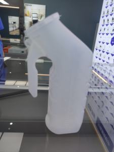 MSMT botol air perjalanan portabel, perlengkapan terapi rehabilitasi plastik pria dengan tutup anti tumpah ruang urin portabel - Product Image 2