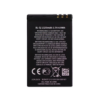 Pour Nokia 5230 523355800 3020XpressMusic N900 C3 Lumia 520 525 530 1320mAh BL-5J BL5J batterie adaptée