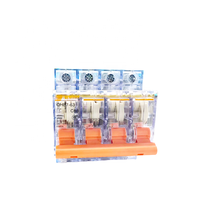 Disjoncteur miniature QHB7-63 C63 4P 63A 400V 6KA 50Hz, boîtier transparent, rail DIN, GB/T 10963.1, CCC