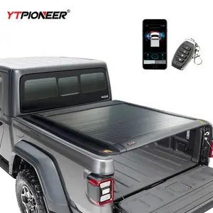 YTPIONEER Aksesori Mobil, tahan air Pickup listrik tutup Roller Shutter listrik dapat ditarik Tonneau penutup Untuk Ford-150