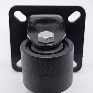 Fabrikpreis Nylon Starre 2-Zoll Feststehende Schwerlast-Industrierollen Kugellager 300kg Tragfähigkeit Langlebiger Trolley 1 Jahr Garantie - Product Image 6