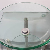 WaiiHO 020 Siphon de lavabo en laiton au design moderne, 3 pouces, sans trop-plein, pour salles de bain, baignoires et éviers d'hôtels