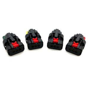 Automotive 3 Pin Connector 776429 Plastic <b>Black</b> Male And Female For Caterpillar Excavator Camshaft Sensor Wiring <b>Harness</b> - Product Image 1