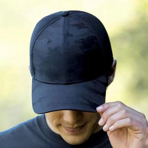 Casquette de baseball d'extérieur unisexe bicolore à 6 panneaux, bord incurvé, broderie 3D personnalisée, logo, tissu en coton, impression en relief à carreaux - Product Image 5