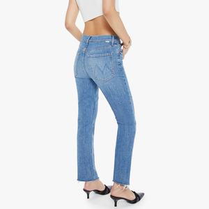 กางเกงยีนส์เดนิมแฟชั่นใหม่ขายส่งปี 2025 เอวสูงทรงดินสอสำหรับสาวๆ - Product Image 3