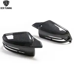 M LOOK – couvercle d'aile de miroir en Fiber de carbone pour mercedes-benz W117 W176 W204 W246 W221 W212 X204 W218 GLA remplacer la coque de miroir