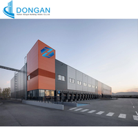 Atelier à structure métallique à bonne ventilation, anti-poussière, préfabriqué, pour l'assemblage électronique et l'espace de production propre