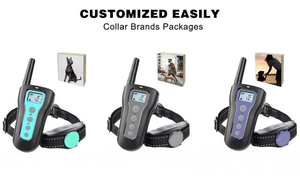 עמיד למים אופנה ידידותית לסביבה, נטענת פלסטיק כלב מחמד גדול 3 מצבים צפצוף רטט הלם 1000ft - Product Image 2