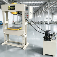 Prensa Hidráulica Tipo Pórtico H SHANJIANG YQ45 100T-200T com Motor de Rolamento e Controle PLC, Design de Abertura Lateral para Alimentação de Chapas Metálicas Grandes