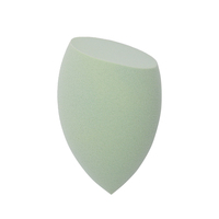 Éponge cosmétique faciale en gros Dongshen, logo personnalisé, sans latex, coupe diagonale, pour fond de teint liquide