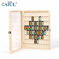 Étagère de rangement anti-poussière en bois massif simple nouveau produit pour la collection transfrontalière de cassettes de film 135 boîte d'affichage de stockage de film 135