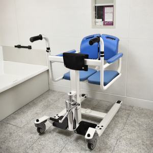 เก้าอี้เสริมโครงเหล็กทนทานพร้อมลิฟต์ไฮดรอลิก: ความจุ150กก. และแผงที่นั่งแบบถอดได้3ชิ้น - Product Image 1