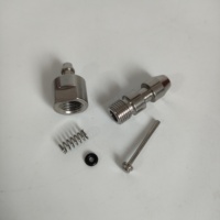 Abreuvoir à tétine barbelée en acier inoxydable pour lapins, système d'alimentation et d'abreuvement pour rongeurs PH-175