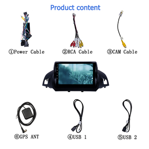 Android 9.0 Xe Đài Phát Thanh Stereo Hệ Thống Đa Phương Tiện Đối Với <span class=keywords><strong>Ford</strong></span> Escape <span class=keywords><strong>Kuga</strong></span> 2013 2014 2015-2018 GPS <span class=keywords><strong>Navigation</strong></span> DVD Player - Product Image 2