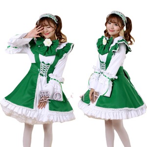 Classic Japanese Maid Costume Long Sleeve Cosplay Outfit Women's Anime Role Play Dress Polyester Spring 2023 - Product Image 2