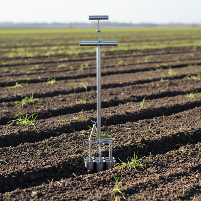 C142 High Quality Farming Tools Pepper Tomato Vegetable Seedling Transplanter Corn Seeder Heavy Duty Metal Soil Block Press