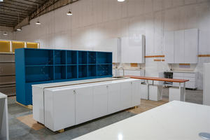 Decoração de Clínica Veterinária Design de Interiores Hospital de Animais Expositor Veterinário Pet Shop Estante de Exibição Multicamadas para Ração - Product Image 4