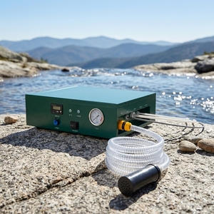 Système <span class=keywords><strong>de</strong></span> purification d'<span class=keywords><strong>eau</strong></span> RO portable alimenté par batterie Li-ion 24V DC, type valise, pour extérieur, camping et camping-car en cas d'urgence - Product Image 1