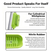 Ventouse plate en silicone NBR pour levage de verre, pour bras robotique, embout de préhension, équipement d'automatisation