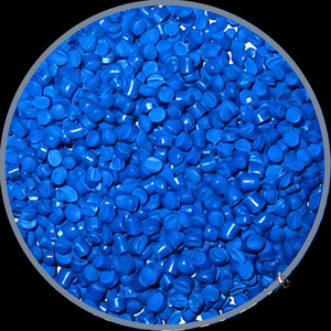 Blue Masterbatch Granule High Concentration For PE PP Injection Molding Sun Resistant - Product Image 1