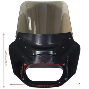 Carenado negro brillante de guerrero de carretera, para Harley 18 + Softail, <span class=keywords><strong>FXFB</strong></span> - Product Image 2