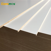 Panneau MDF mélaminé blanc imperméable de 18 mm pour meubles