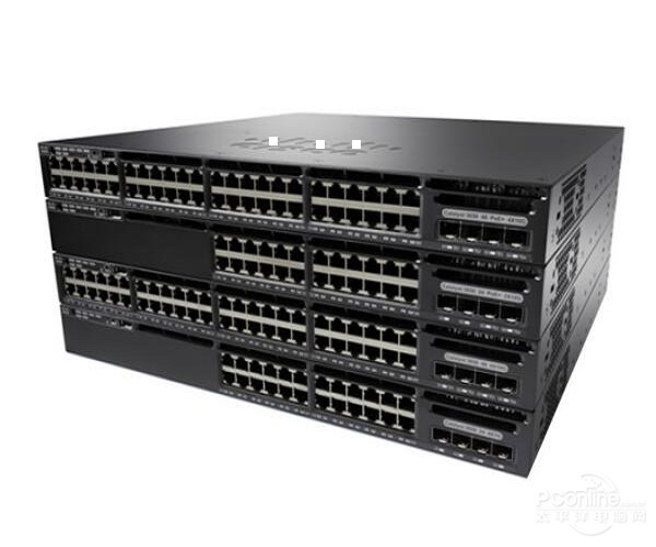 WS-C3650-48FD-L 48-Port Full PoE + 2x10G Uplink LAN Base Switch W/ Dual PS