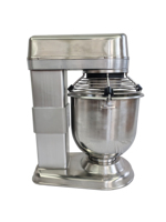 Batteur sur socle, adapté aux boulangeries, hôtels, restaurants et aux cuisines commerciales ou domestiques pour la préparation des aliments.