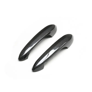 Poignée de porte extérieure en fibre de carbone sèche véritable pour Toyota Supra MKV A90 2019-2022 Garniture de bouton de voiture - Product Image 5