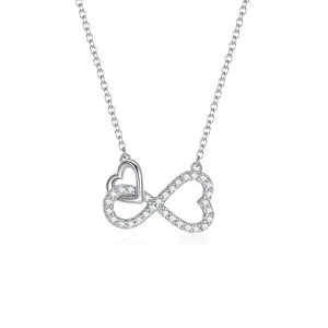无限爱s925纯银爱情项链由女性少数民族奢华轻项链链设计