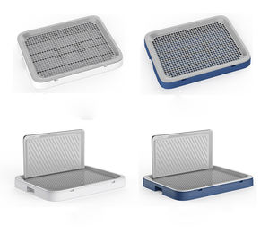 Lettiera per cani portatile toilette vasino per cani per interni o veranda con deflettore per pipì tappetino per cani riutilizzabile con vassoio - Product Image 5