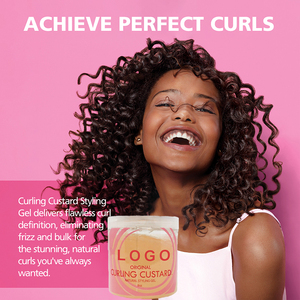 Gel Coiffant Naturel Définition Boucles et Brillance, <span class=keywords><strong>Crème</strong></span> Coiffante pour Cheveux Bouclés, Gel Coiffant pour Femme et <span class=keywords><strong>Homme</strong></span>, Marque Privée - Product Image 4