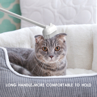 Peigne automatique pour animaux de compagnie pour chats et chiens Outil de toilettage en plastique pour l'épilation Peigne de nettoyage de beauté Produits pour animaux de compagnie