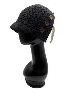 Gorro de Punto de Calidad Taiwanesa LANDBAS para Mujer, 56-58 cm, con Parche de Cuero, Estilo Casual Personalizado, Diseño Adorable para Regalo de Navidad - Product Image 6