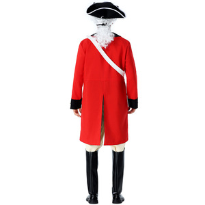 Costume da Reale Britannico per Adulti, Travestimento di Halloween, Uniforme della Guerra Rivoluzionaria, Abbigliamento Coloniale, Costume da George Washington per Uomo - Product Image 4